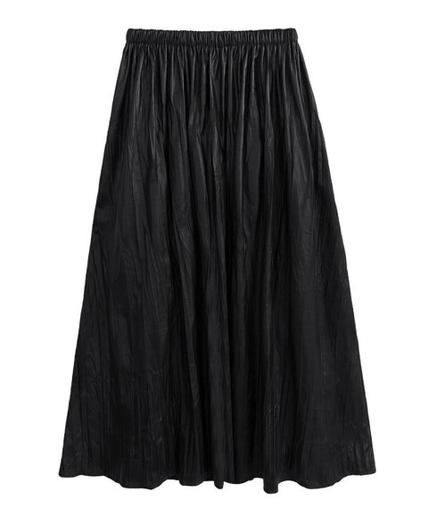 Crinkle Gloss Maxi Skirt